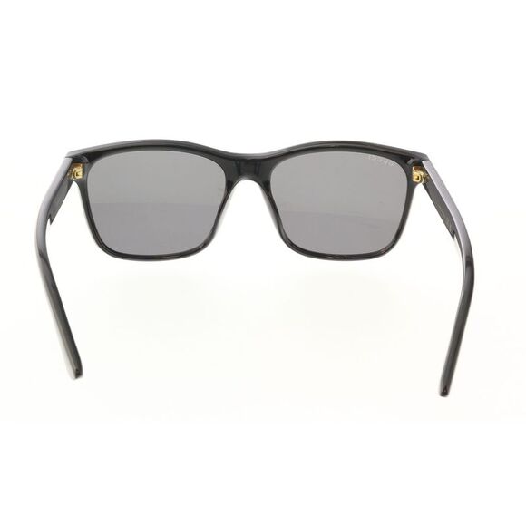 Gucci GG0746S-001 Matte Black Square Sunglasses with Grey Lenses - Picture 5 of 7
